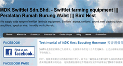 Desktop Screenshot of mdkswiftlet.com